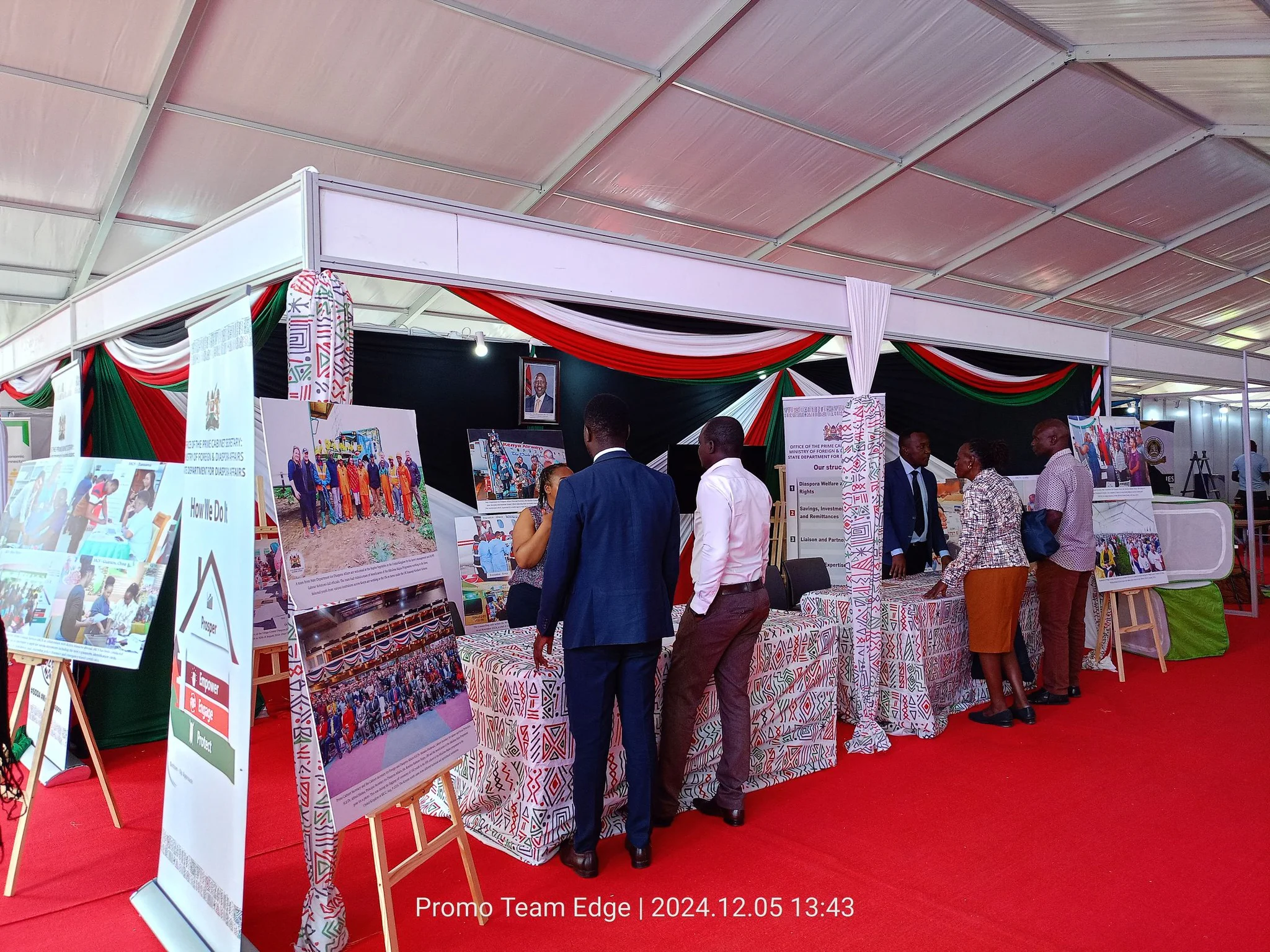 Jamhuri corporate event at KICC by Promo Team Edge